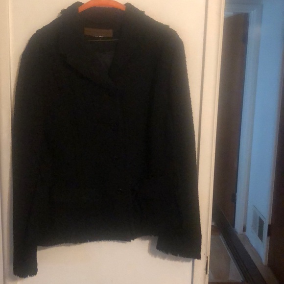Women preowned Black jacket size (M) - Picture 3 of 5